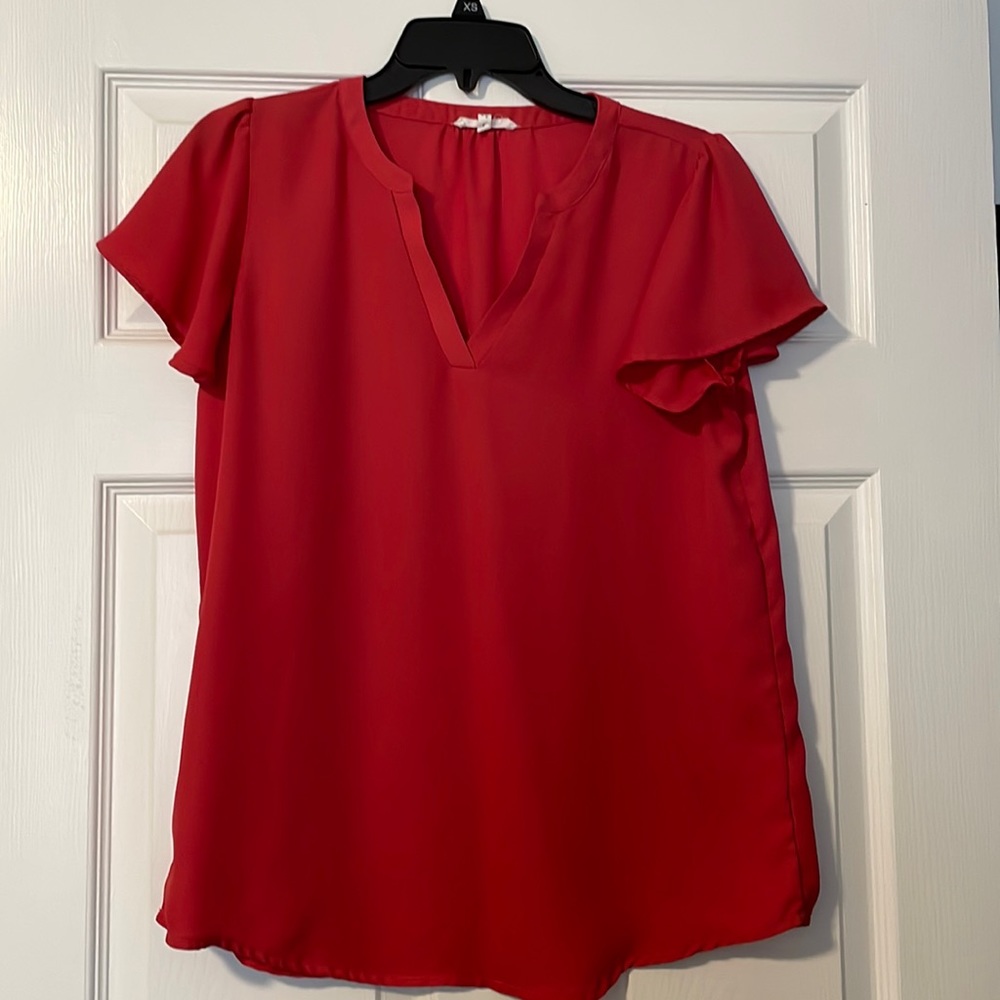 Rose colored blouse